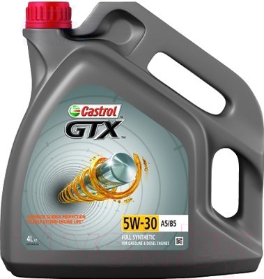 Масло моторное Castrol Кастрол GTX 5W-30 A5/B5 4 л Цена - Купить в ...